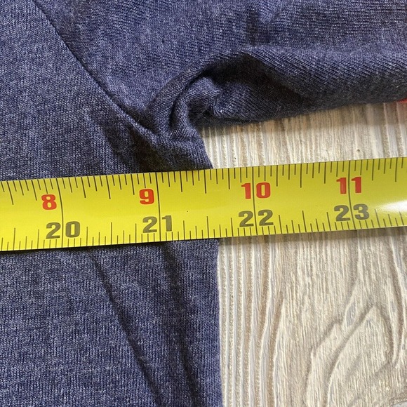 NHL Columbus Blue Jackets Logo Ringer Tee Men’s L Blue Soft Hockey CBJ NWT - Picture 7 of 9